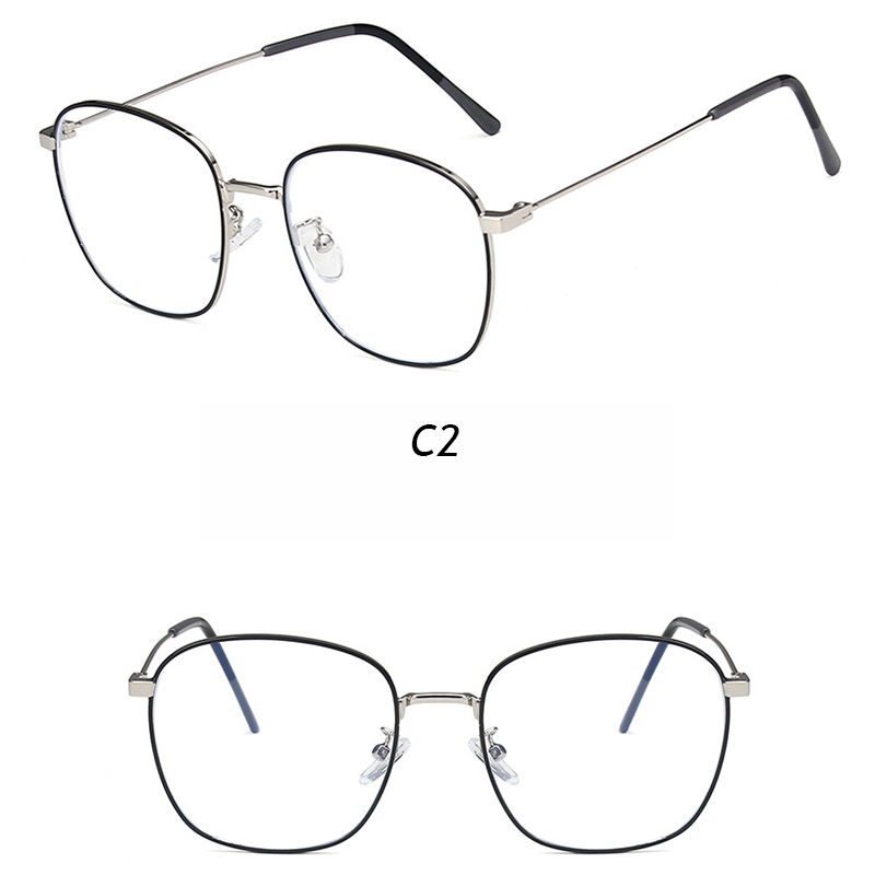 Kính mát vuông chống ánh sáng xanh phong cách Hàn Quốc cho nữ