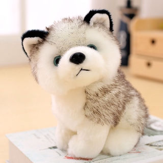 Thú Nhồi Bông Hình Chú Chó Husky Đáng Yêu Cho Bé