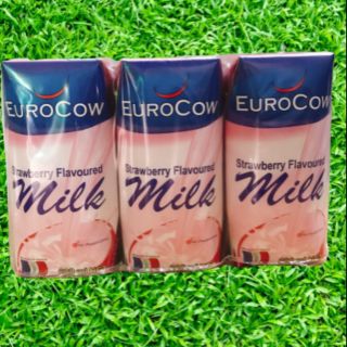 Sữa tươi Eurocow Dâu 200ml date 3/2021