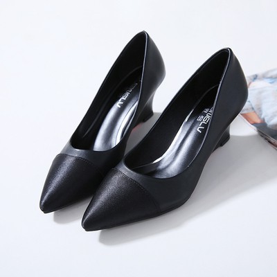 Giày công sở nữ, giày đế xuồng cao 5cm và 8cm  TP15