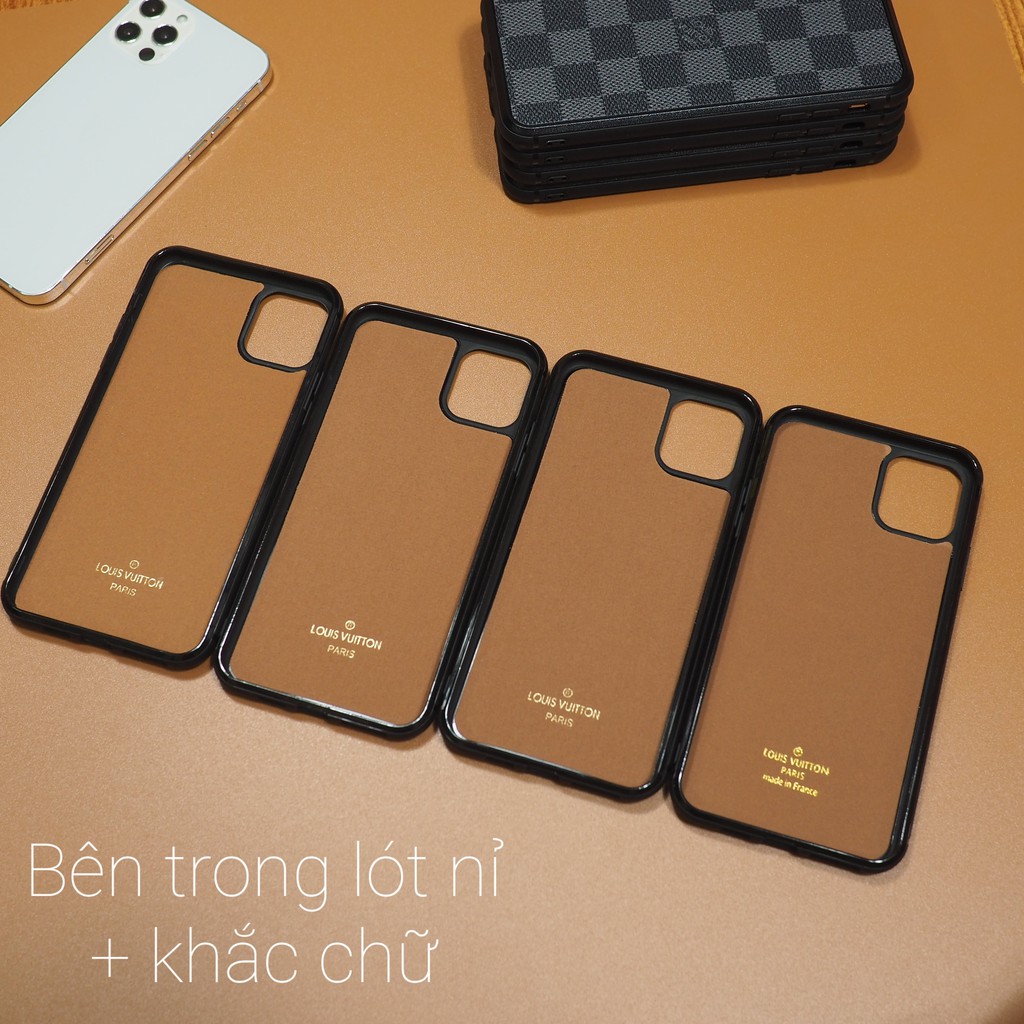 Ốp lưng LV kèm hộp iPhone 7,,8,X,Xs,Xr,XsMax,6-6splus,7-8Plus,11,11ProMax,12,12pro,12promax,13,13promax