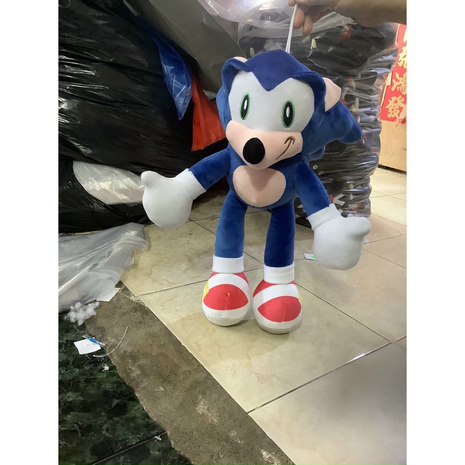 Gấu bông nhím Sonic 42cm  - Thú nhồi bông nhím Sonic mềm mịn cho bé