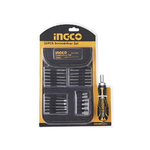 Bộ mũi vít 26 chi tiết ingco hksdb0268
