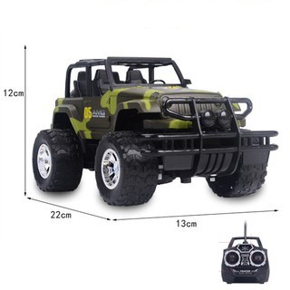 Đồ chơi trẻ em, Xe Jeep địa hình điều khiển từ xa có sạc pin, xe đồ chơi Jeep điều khiển từ xa 4 chiều vượt địa hình