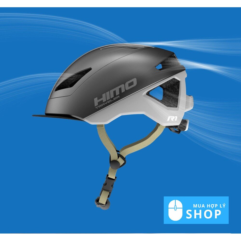 Mũ Nón Bảo Hiểm Xiaomi Youpin HIMO R1 Đi Xe Máy Xe Đạp, An Toàn Nhẹ Nhàng Và Thoáng Khí