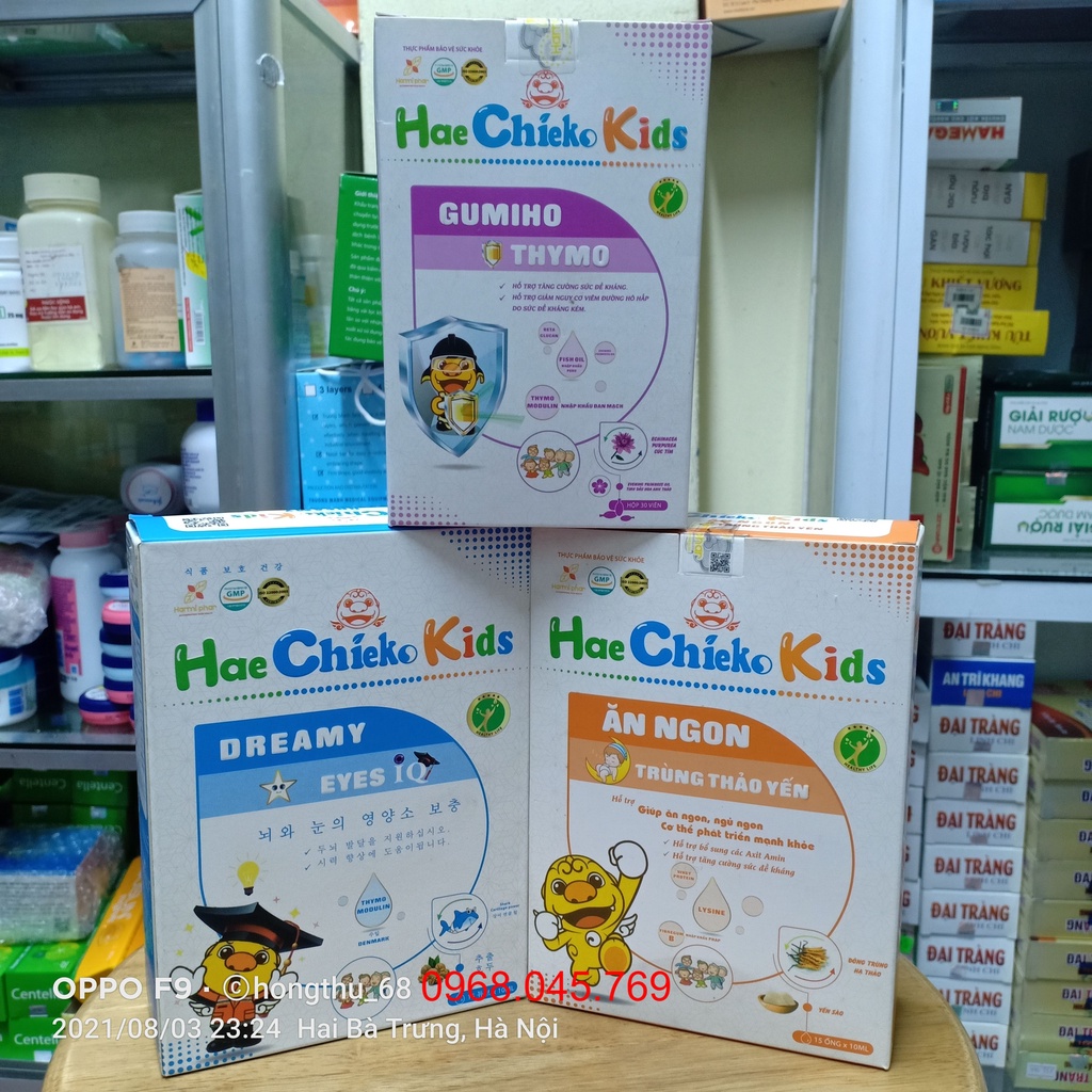 Hae Chieko Kids giúp ăn ngon, tăng đề kháng, phát triển não bộ, tăng cường thị lực cho bé