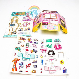 Hình Dán Búp Bê 💖𝑭𝑹𝑬𝑬𝑺𝑯𝑰𝑷💖 Sticker Công Chúa - Mô Hình Giấy