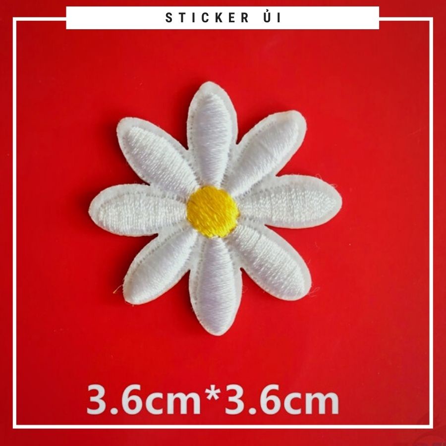 Sticker ủi áo Cao cấp - CÓ SẴN KEO ỦI - sticker vải dùng làm miếng vá áo, phụ kiện trang trí quần áo, balo, giày, nón