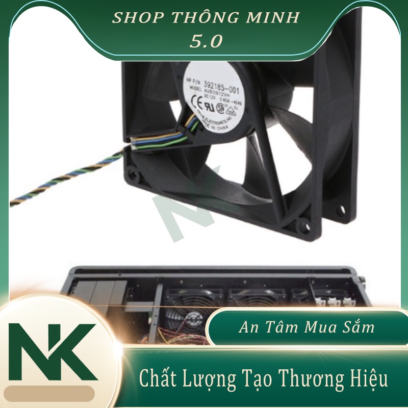 Quạt tản nhiệt máy tính 12V 0.6A 4 Pin 9x9x2.5CM Quạt 4000RPM Delta AUB0912VH