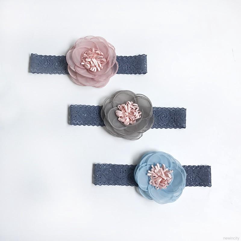 Băng đô hoa công chúa dễ thương cho bé gái