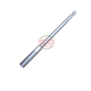 Chụp Bulong sâu lòng 7mm dài 150mm cho Khoan, máy bắn vít chuôi lục giác