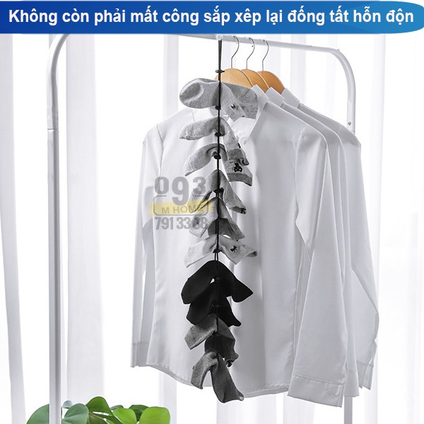 Dây Phơi Tất Vớ,Móc Phơi Quần Áo, Dây Phơi Đồ Dài 70 cm