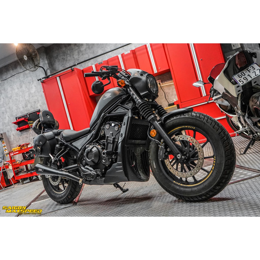 PÔ GEM CLASSIC RACER S1 SLIP ON HONDA REBEL 300-500