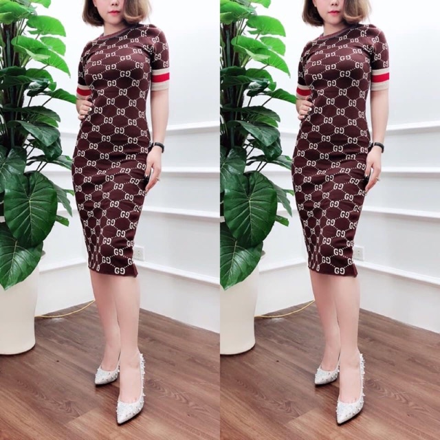 Váy len body Gucci