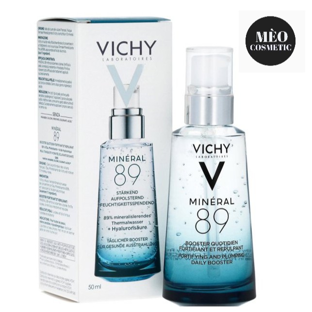 Tinh Chất Khoáng Cô Đặc Vichy Mineral 89 Giúp Da Căng Mịn &amp; Rạng Rỡ 50ml