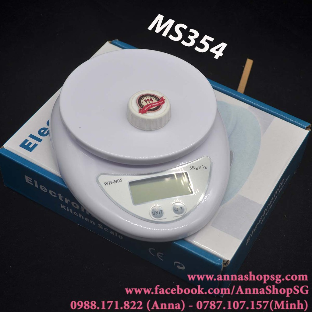 CÂN ĐIỆN TỬ MÀU TRẮNG MS354