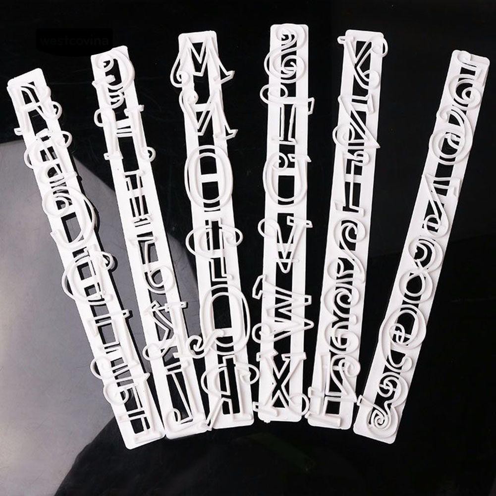 Khuôn cắt chữ trang trí bánh