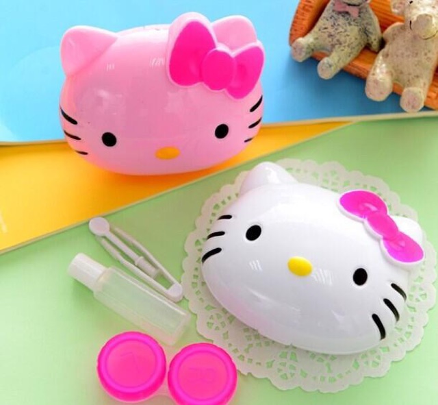 HỘP ĐỰNG KÍNH ÁP TRÒNG HELLO KITTY