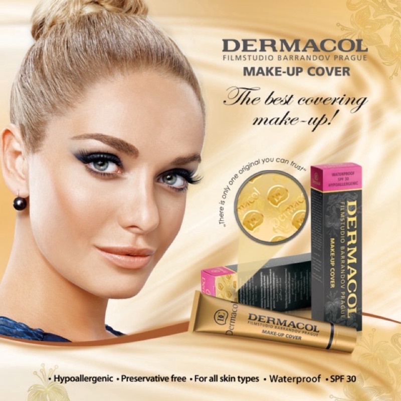 Kem nền che khuyết điểm Dermacol Make up Cover 30g chính hãng