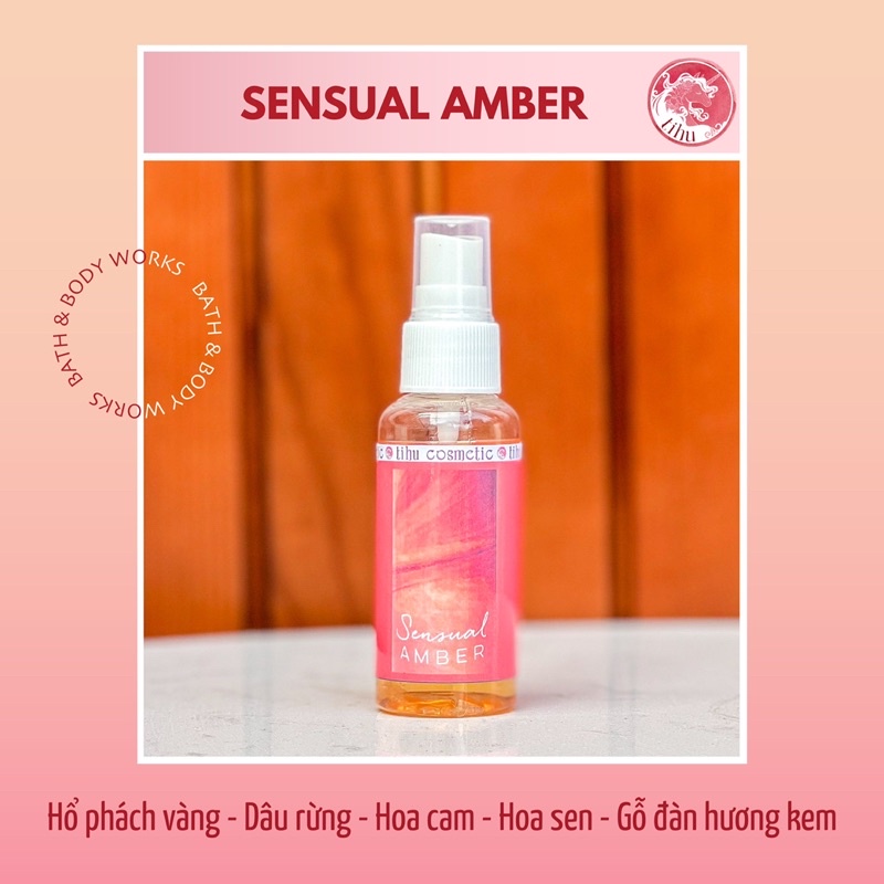 Xịt thơm nước hoa khử mùi body mist cỡ nhỏ 10ml Bath &amp; Body Works