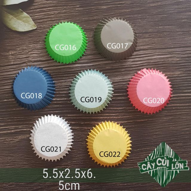 Set 100 Cup giấy mỏng màu