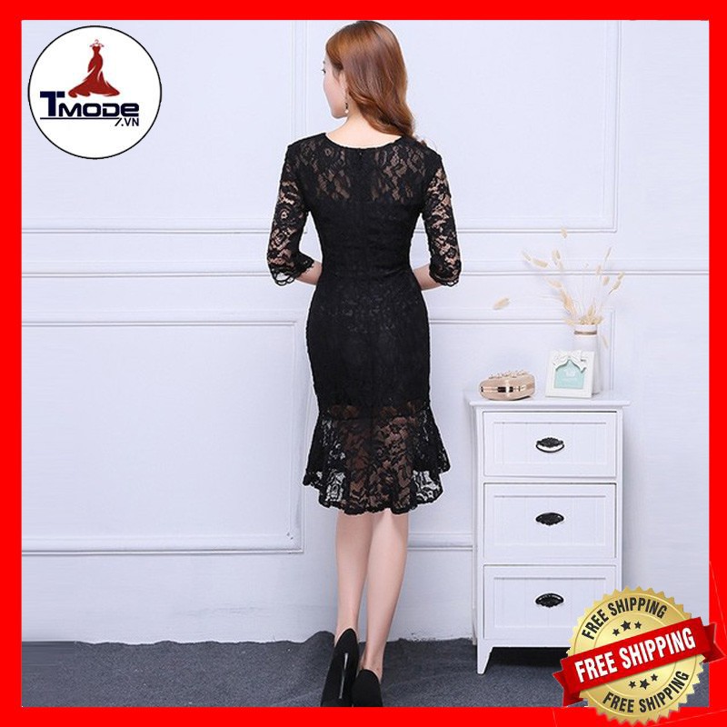 [VIDEO + ẢNH THẬT] ĐẦM REN CAO CẤP DỰ TIỆC CÓ SIZE XXL - ĐUÔI CÁ TAY LỠ SANG TRỌNG | BigBuy360 - bigbuy360.vn