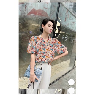 Sơ mi hoa cộc tay
