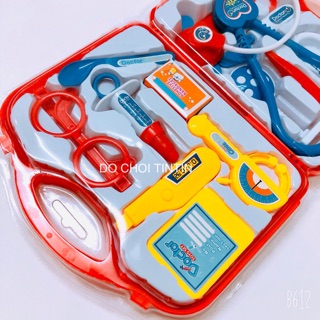 (kami24) ( HTT01 ) [SIÊU ĐẸP-LOẠI TỐT] Đồ chơi va li bác sỹ (ĐỎ-XANH-HỒNG)