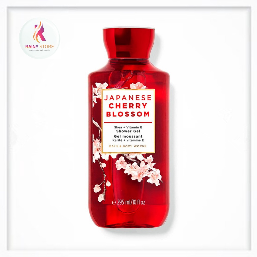 Gel tắm dưỡng thể Bath &amp; Body Works Japanese Cherry Blossom 295ml