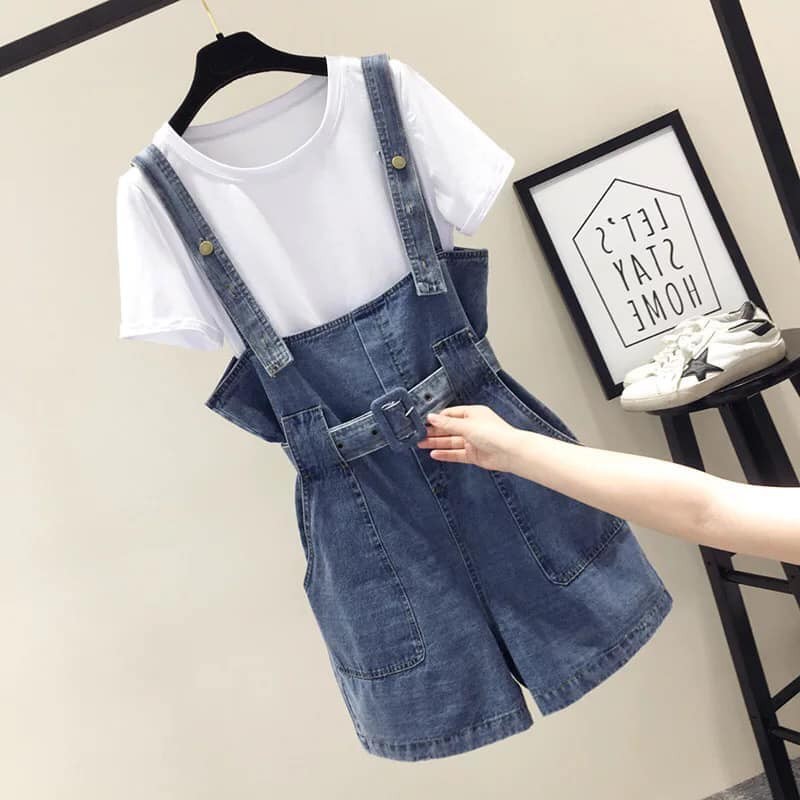 Set yếm áo thun nữ | BigBuy360 - bigbuy360.vn