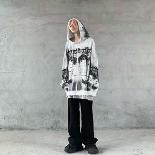 💖💖💖Sẵn Sàng Hàng Mr. Áo Khoác Cardigan Màu Đen Nhuộm Hai Chiều Kiểu Dáng oversize