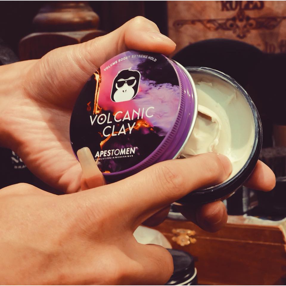 SÁP VUỐT TÓC NHẬP CAO CẤP VOLCANIC CLAY