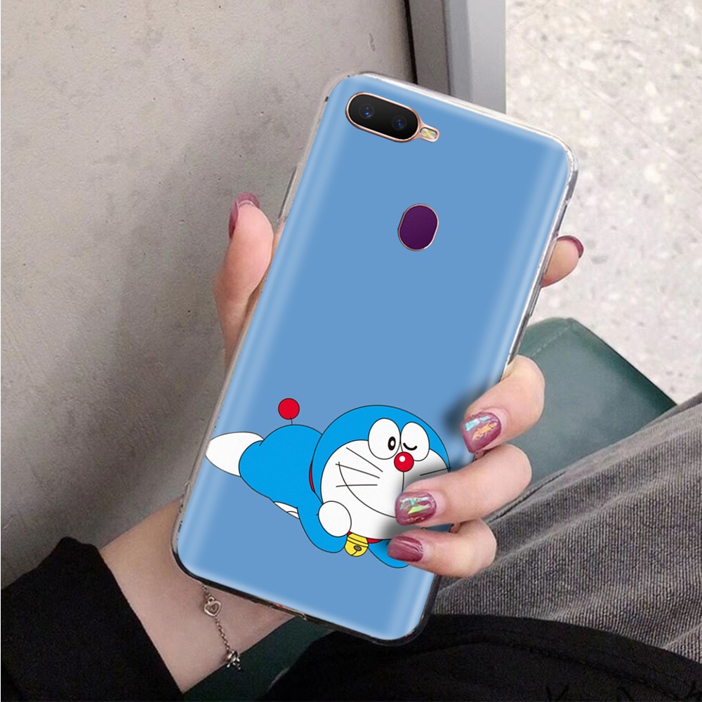 Ốp Lưng Mềm Trong Suốt Hình Doraemon Đáng Yêu Cho Oppo F3 F15 F5 F7 F9 F11 Pro F1S F1 Plus Va101