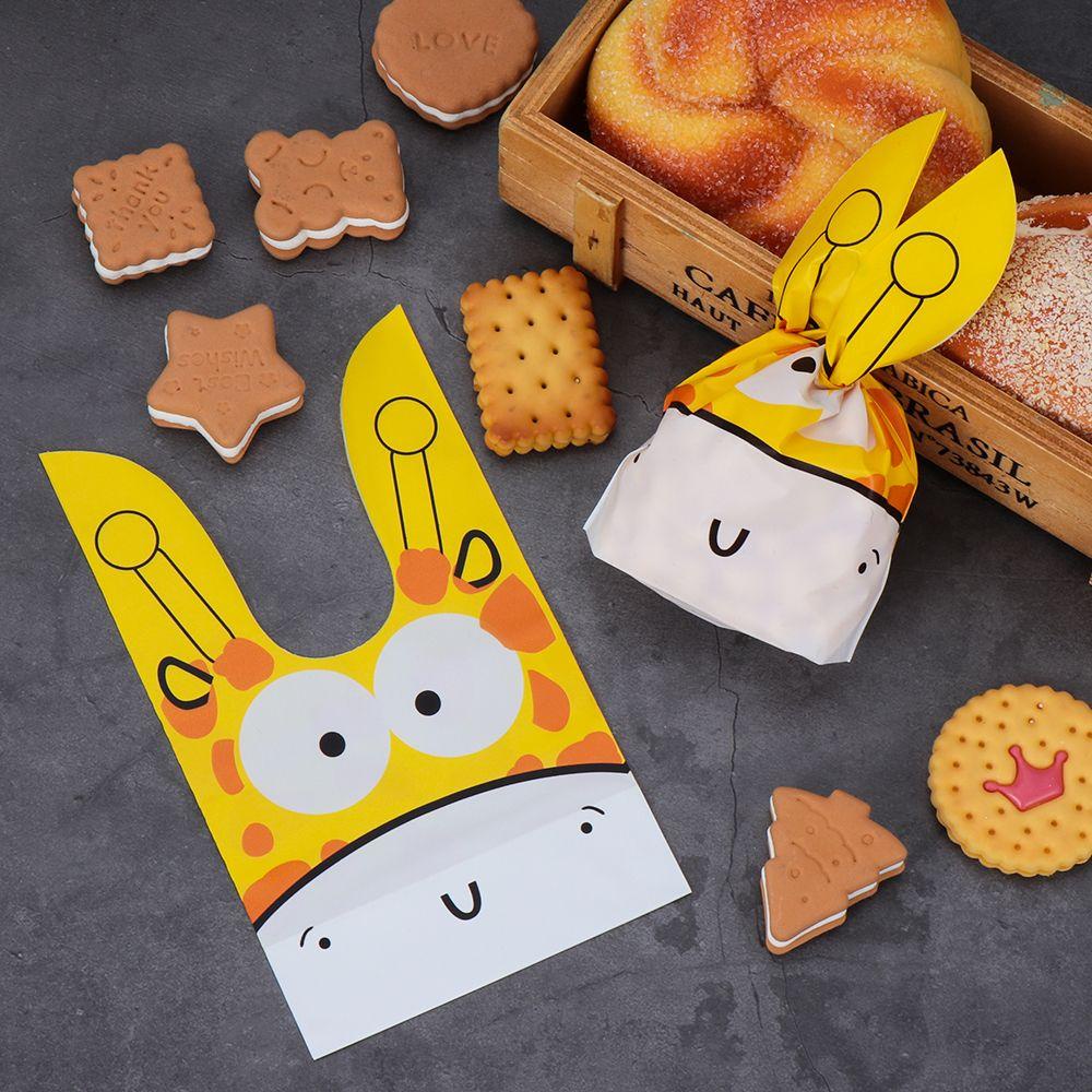 Bộ 10 Túi Đựng Bánh Quy Hình Thỏ Phục Sinh Dễ Thương