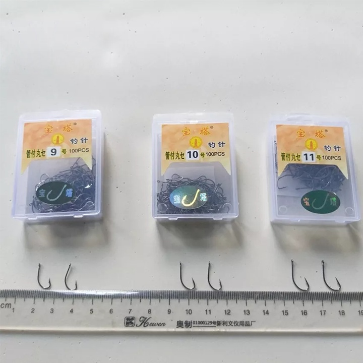 Lưỡi Câu Cá Tháp Vàng, Lưỡi Câu Đơn, Lưỡi Câu Đài, Lưỡi Câu Siêu Bén, Lưỡi Câu Cá Chép Rô Phi - LC2