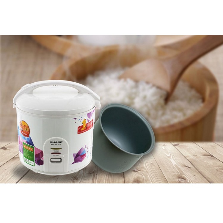 Nồi Cơm Điện Sharp 1.8 lít KS-18TJV ( Mẫu Ngẫu Nhiên) | BigBuy360 - bigbuy360.vn