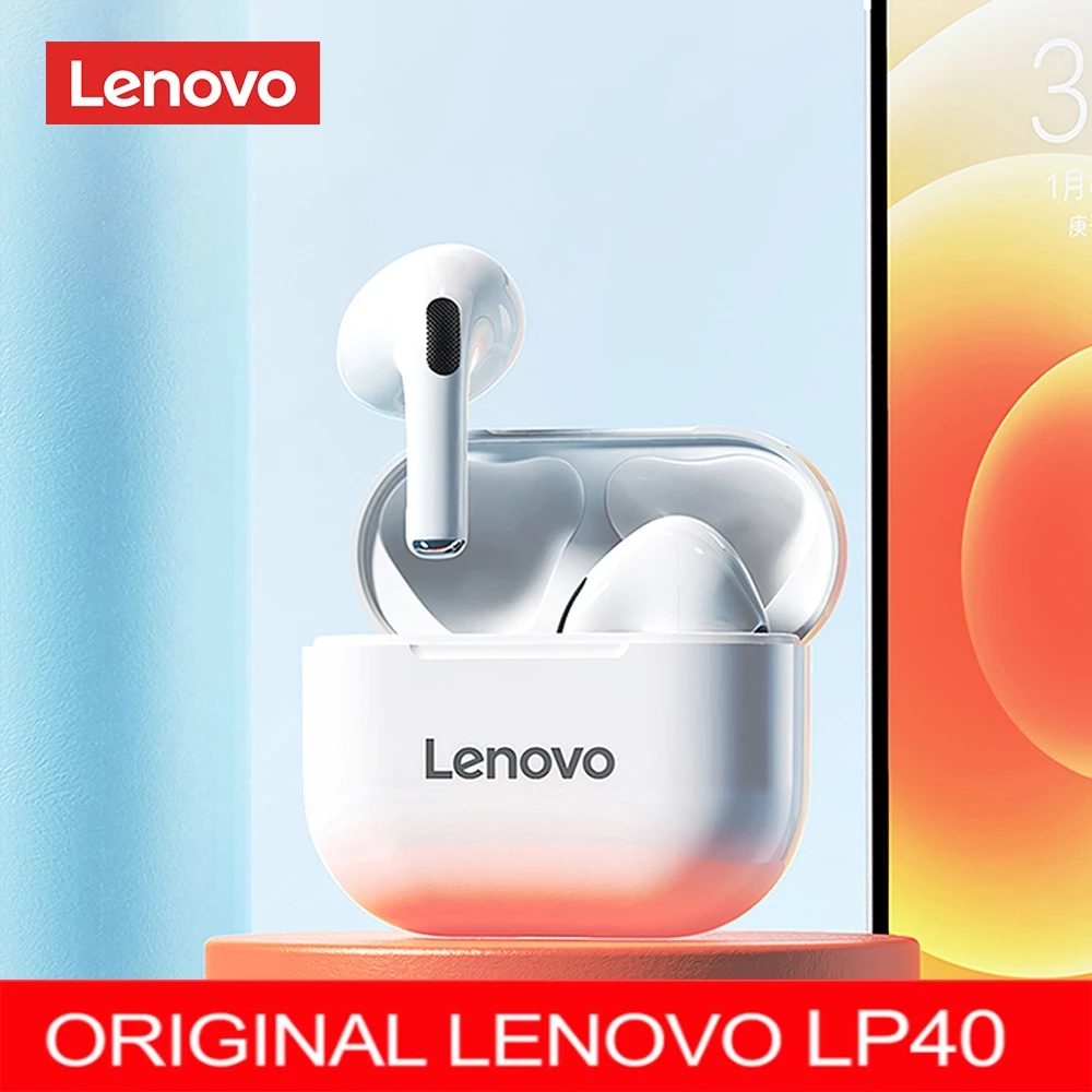 Tai nghe bluetooth Lenovo LP40 / LP40 pro TWS mini tai nghe không dây chơi game có micro hỗ trợ IOS Android phổ thông