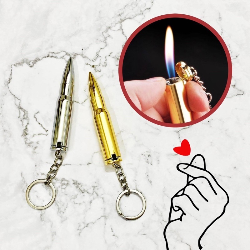 Móc Khoá Đa Năng Kim Loại Hình Viên Kẹo Đồng Vàng - Bạc