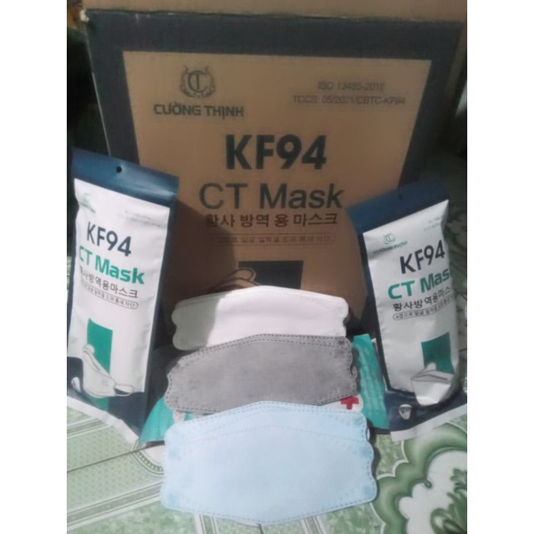 Thùng 300 chiếc khẩu trang KF94 CT Mask