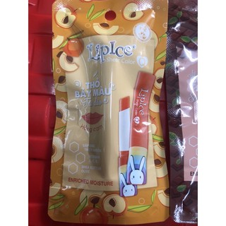 Son lipice thỏ bảy màu trang điểm màu Hồng cam