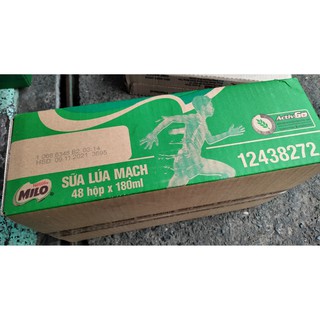 Thùng lốc 4 - 48 hộp thức uống lúa mạch Milo Active Go 180ml