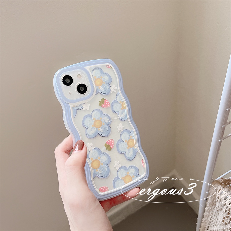 Ốp Điện Thoại Mềm Họa Tiết Hoa Đơn Giản Cho iPhone 14 13 12 11 Pro Max SE2020 X XR Xs Max 7 8 Plus