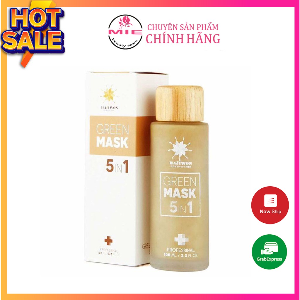 Tẩy Da Chết Green Mask GENIE 5 in 1 Giảm Nhờn Mụn Cám, Mụn Đầu Đen