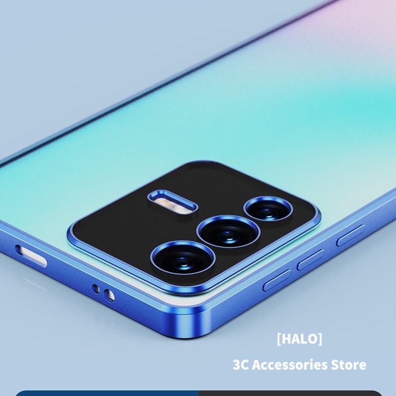 Ốp VIVO V23 5G Điện Thoại Silicon Mềm Trong Suốt Mạ Viền Sang Trọng Bảo Vệ Ống Kính Máy Ảnh Cho