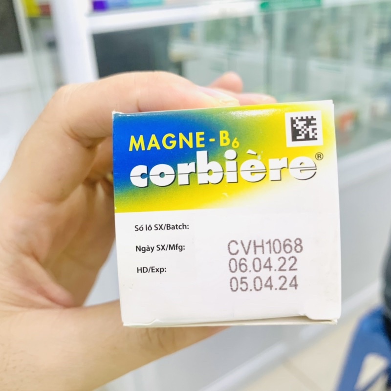 Viên Uống Magne B6 Corbiere Sanofi Bổ Sung Magnesi