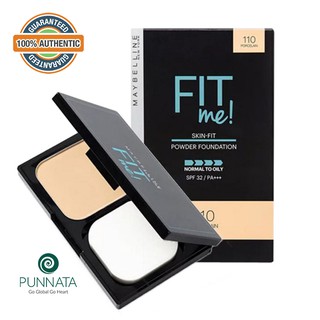 [Chính hãng] Phấn Phủ Mịn Lì Maybelline Fit Me Powder Foundation SPF32/PA+++ 9g