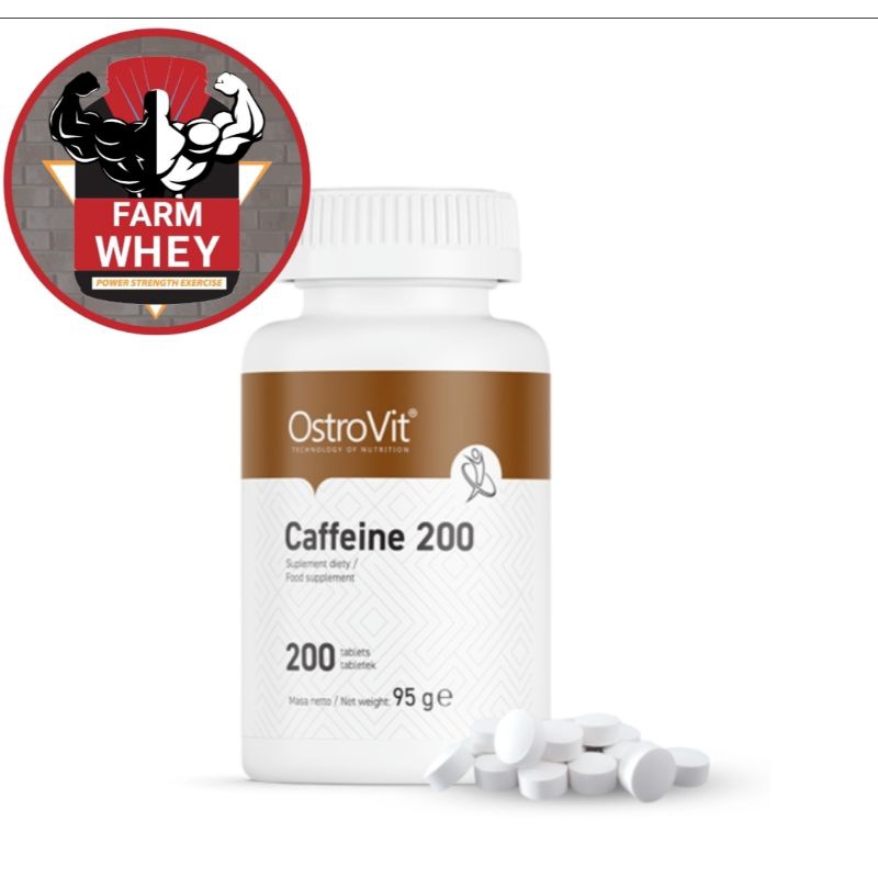 Viên Bổ Sung Caffeine Tăng Năng Lượng, Tỉnh Táo, Tập Trung Ostrovit Caffeine 200 110 Viên