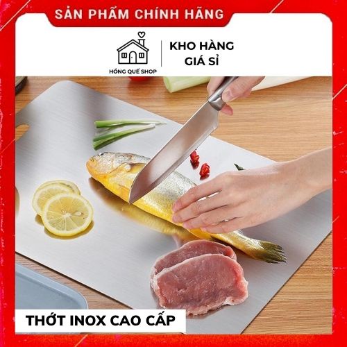 Thớt Inox Kháng Khuẩn, Khử Mùi, Chống Nấm Mốc, Cường Lực