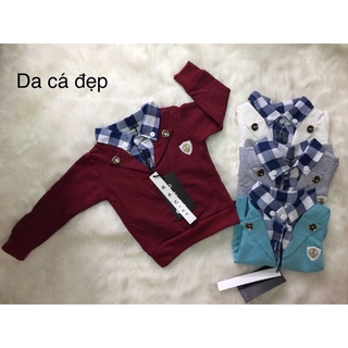 Áo thu đông cổ sơ mi 2-4 tuổi