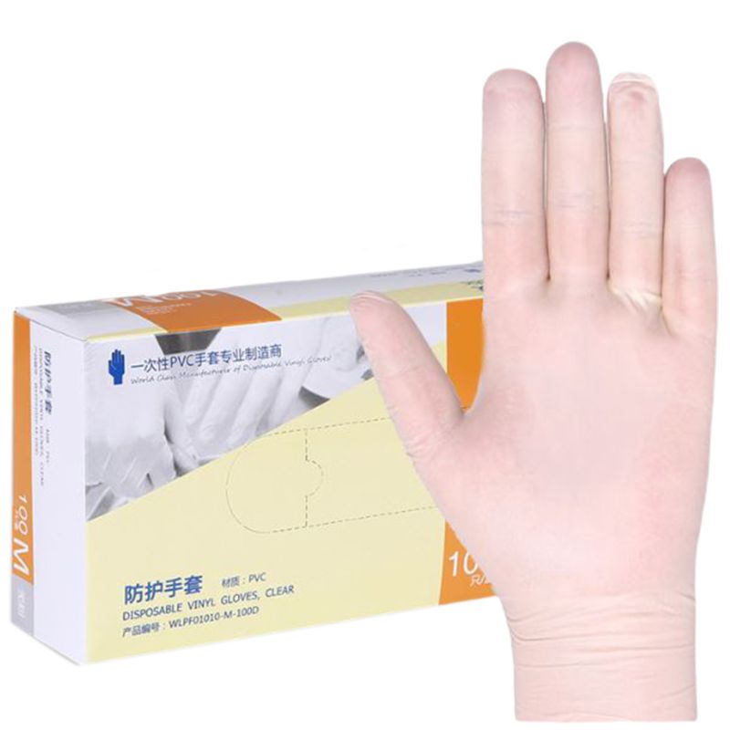 Găng Tay Vinyl Bảo Vệ Dùng Một Lần Khi Kiểm Tra